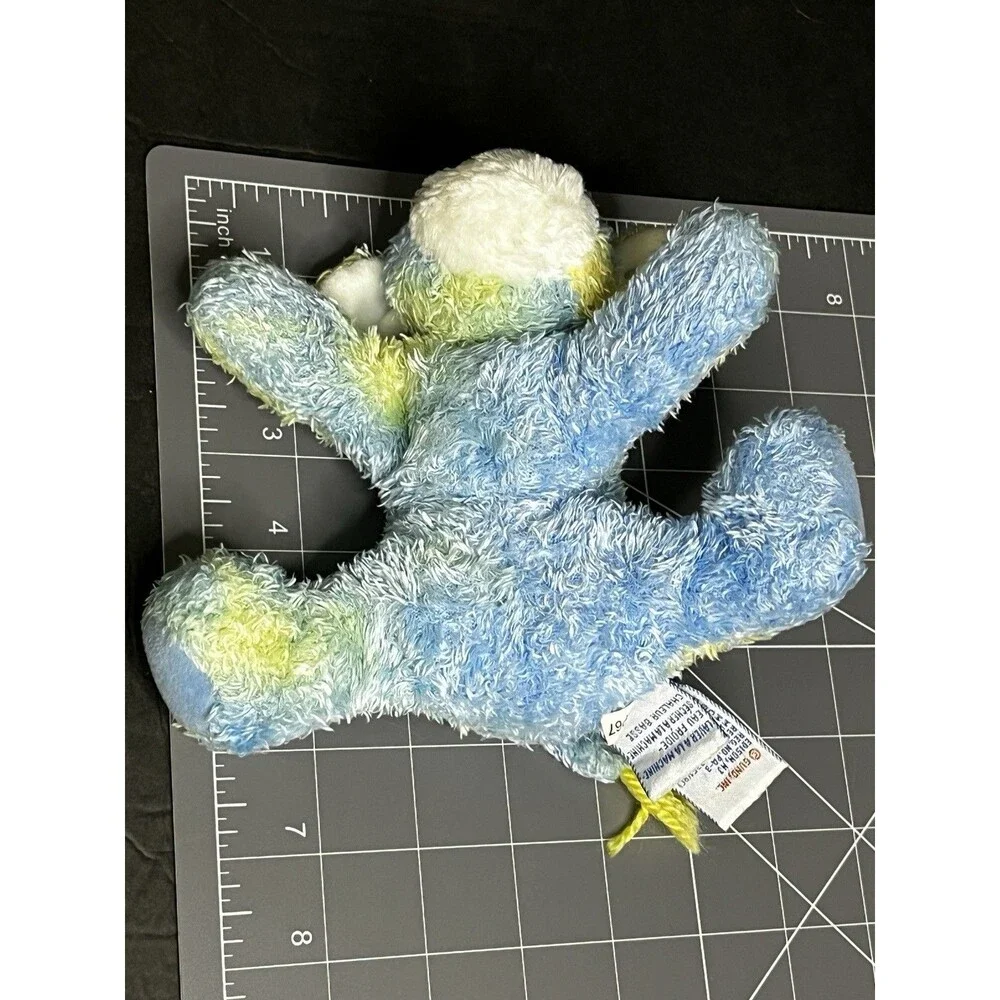 Baby Gund Sprinkles Hippo Soft Plush Rattle Toy Pastel Blue Yellow Lamb 58179